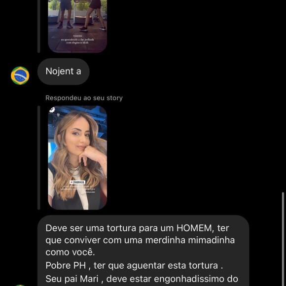 Seguidores estão xingando Mari Palma após separação de Phelipe Siani