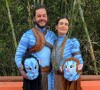 Fátima Bernardes e Túlio Gadêlha se fantasiaram de 'Avatar' para o Carnaval de Olinda