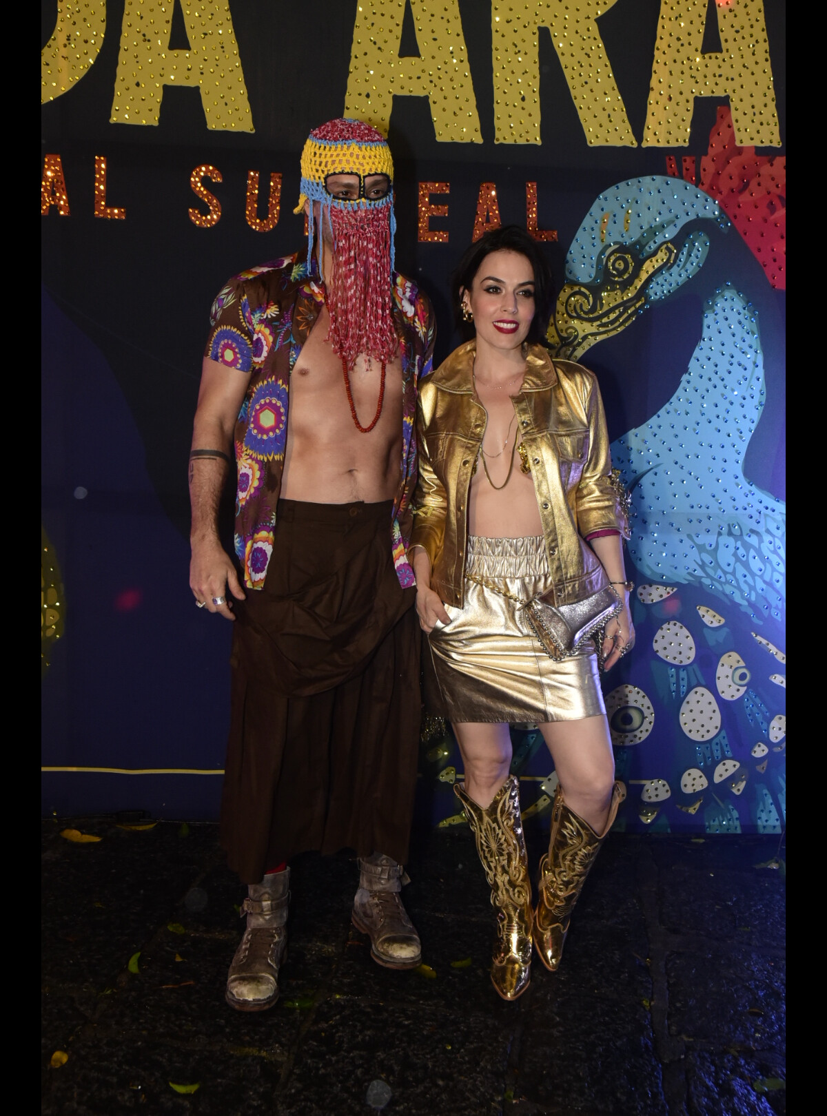 Foto: Alexandre Nero e a mulher, Karen Brustollin, apostaram em produções  caprichadas para o baile do Arara - Purepeople