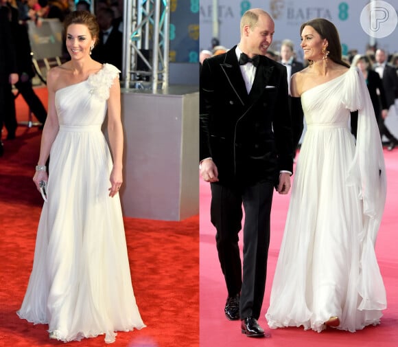 O look repetido de Kate Middleton no BAFTA foi estratégia para realeza para minimizar as polêmicas, segundo expert na família real