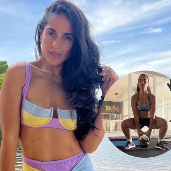 Camilla Camargo transformou o corpo com exercícios físicos