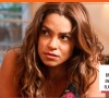 Na novela 'Travessia', Brisa (Lucy Alves) dá flagra em rival e fica furiosa