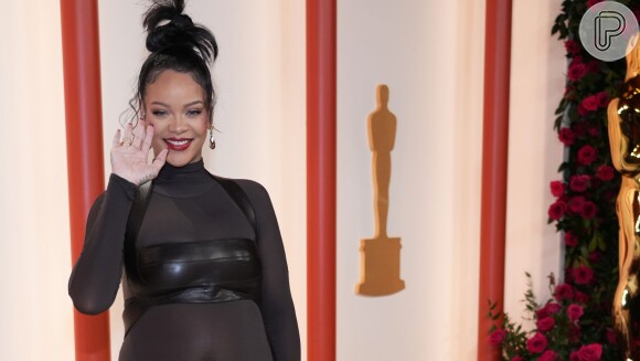 Rihanna no Oscar 2023: Cantora aposta em look transparente