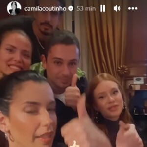 Após vídeo viralizar, Marina Ruy Barbosa e Enzo Celulari ironizaram notícia de namoro