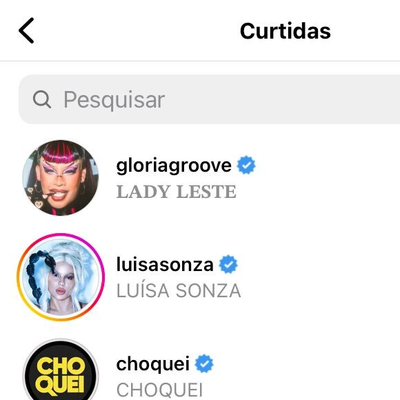 Luisa Sonza foi uma das internautas que deu like nas fotos de Whindersson Nunes de cueca