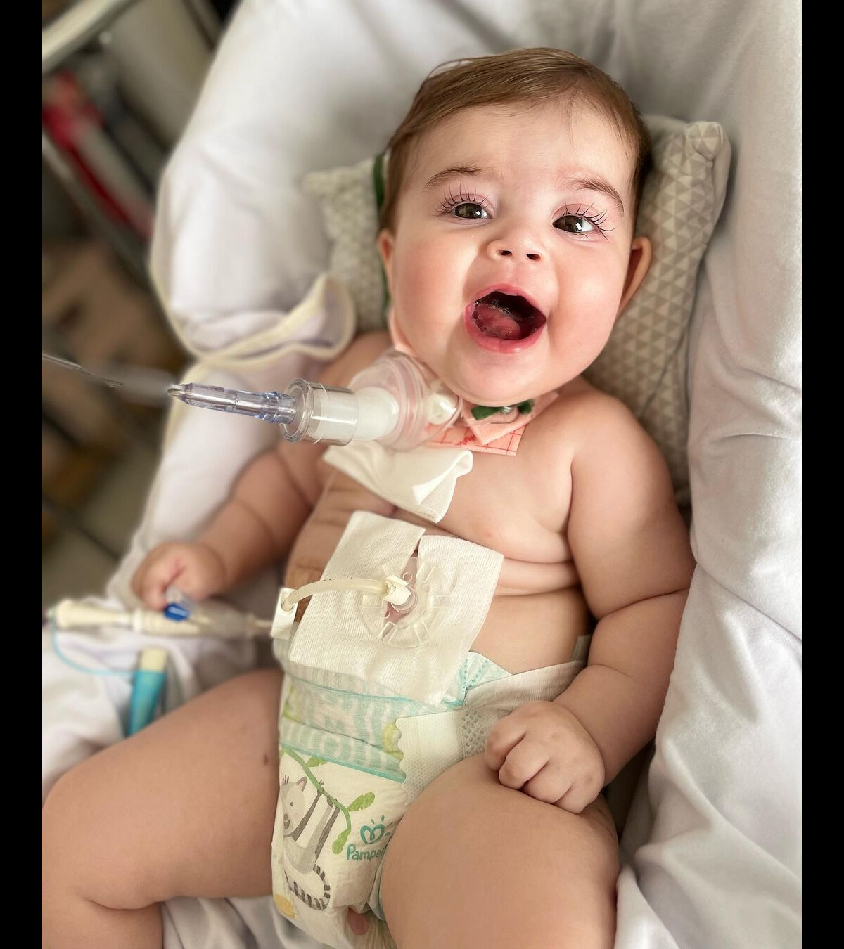 Foto: Filha de Juliano Cazarré: 'Vi que ela estava ficando vermelha ...