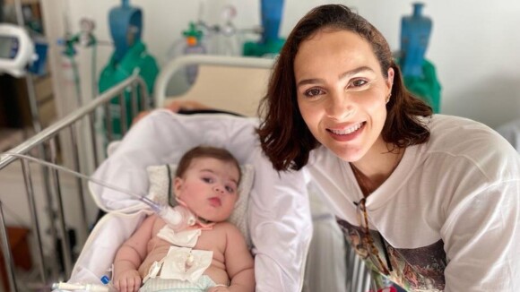 Esposa de Juliano Cazarré detalha estado de saúde de Maria Guilhermina após nova internação. Detalhes!