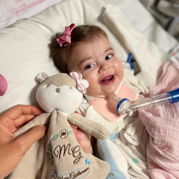 Segundo Letícia Cazarré, Maria Guilhermina está obtendo melhora e logo terá alta