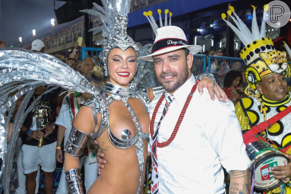 Paolla Oliveira e Diogo Nogueira foram destaque no Carnaval carioca em 2023