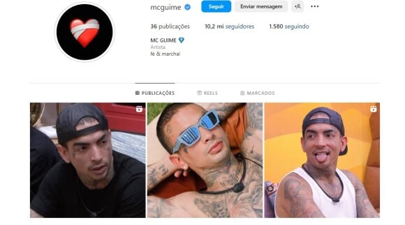 MC Guimê também excluiu fotos com Lexa do Instagram