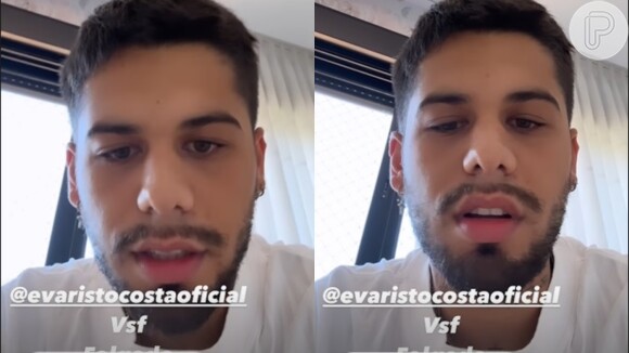 Zé Felipe se revoltou e xingou Evaristo Costa nas redes sociais