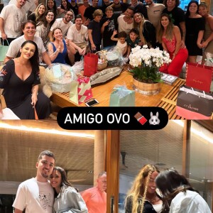 Bruna Biancardi e Rafaella Santos trocaram ovos de páscoa