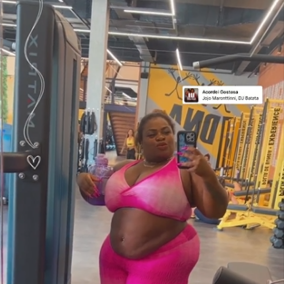 Jojo Todynho tem exibido orgulhosa o resultado da dieta e da rotina fitness