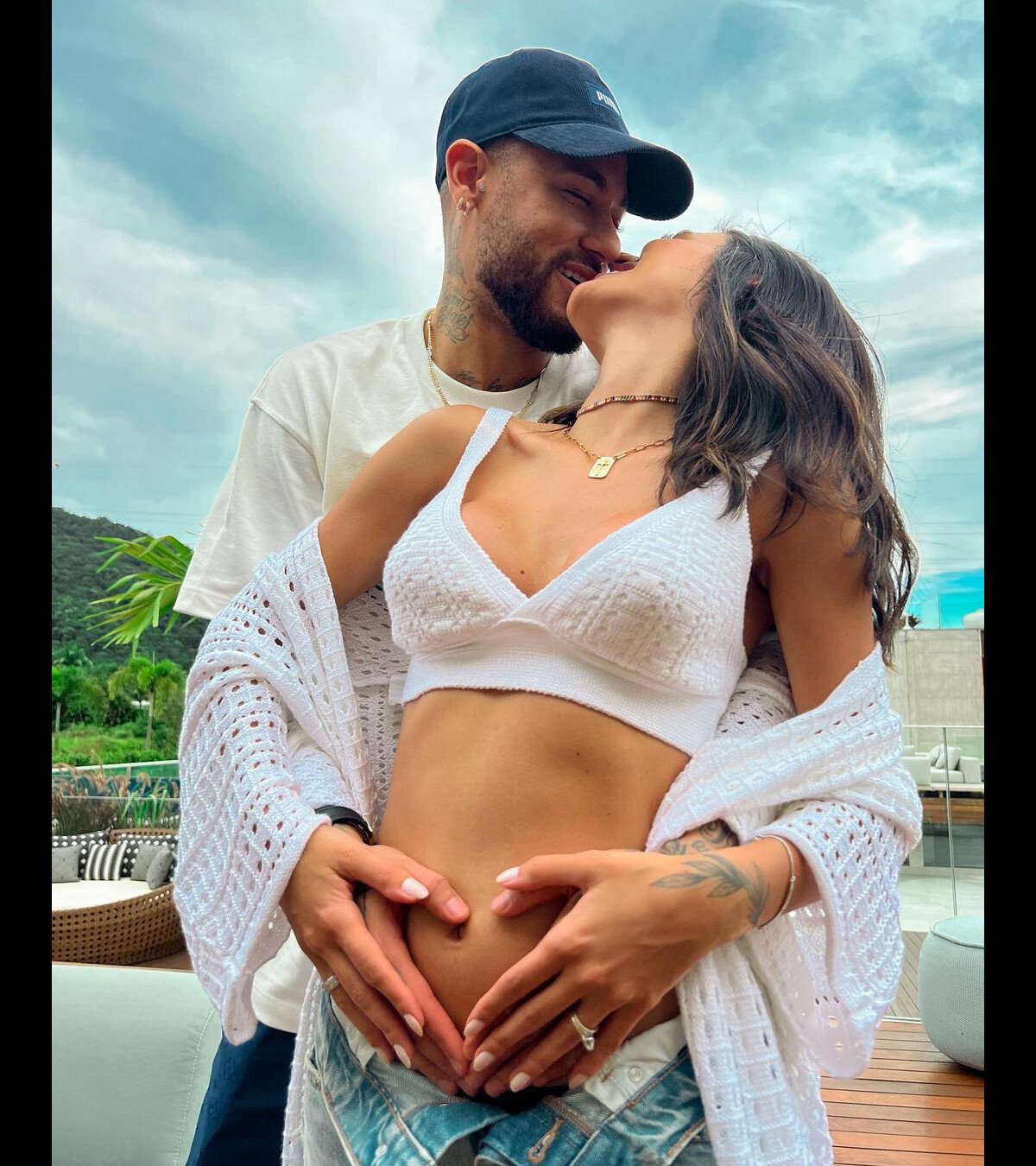 Foto: A influenciadora Bruna Biancardi detalhou sua prótese de silicone
