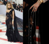 Rita Ora usou correntes longas na nail art escolhida para o MET Gala