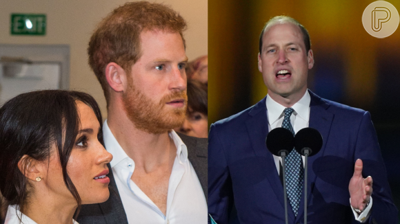 Príncipe Harry e Meghan Markle x Príncipe William: um novo round da polêmica