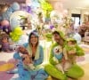 Filha de Viih Tube e Eliezer ganhou uma festinha íntima com o tema "Monstros S.A.", animação clássica da Disney
