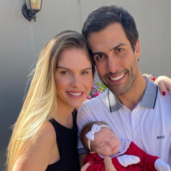 Ayla, primeira filha de Bárbara Evans, nasceu em 3 de abril de 2022