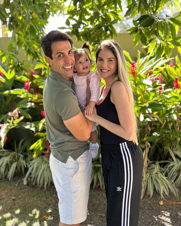 Bárbara Evans e Gustavo Theodoro são pais de Ayla, de 1 ano