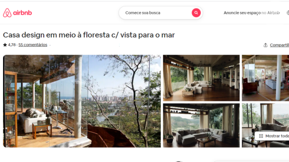 Casa de Caio Blat está disponível para aluguel por temporada no Airbnb. O valor é R$ 2.000 por noite, além das taxas de limpeza e serviço 