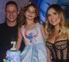 Deolane Bezerra e ex-marido comemoraram 7 anos da filha com festança em São Paulo