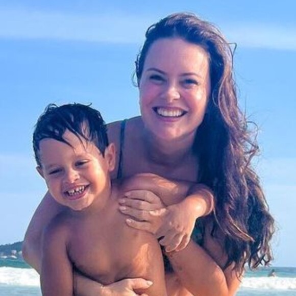 Mari Bridi comemora aniversário do filho mais novo