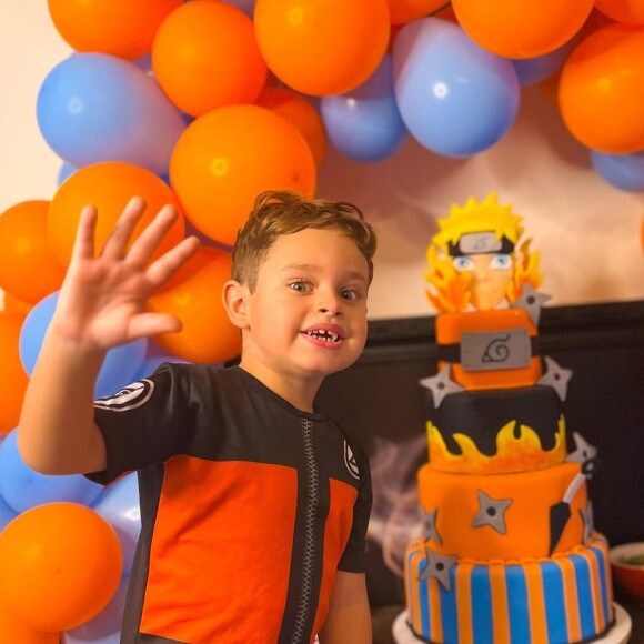 Filho de Mari Bridi e Rafael Cardoso completou cinco anos