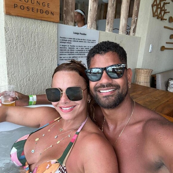 Viviane Araujo é mulher do empresário Guilherme Militão