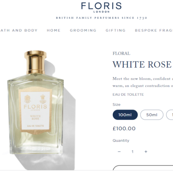 Perfume favorito de Rainha Elizabeth II traz notas de aldeídos, rosa, violeta, âmbar, entre outros