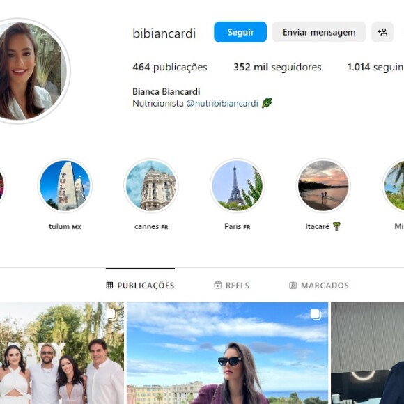 Irmã de Bruna Biancardi ganhou milhares de seguidores após carta aberta a Neymar