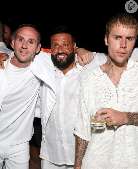 Justin Bieber e DJ Khaled prestigiam festa de bilionário no feriado norte-americano de 4 de julho