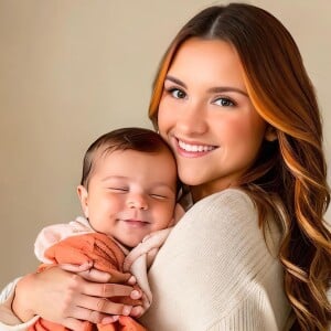 Filha de Gugu Liberato, Sofia Liberato compartilhou projeção feita pela Inteligência Artificial com seu bebê