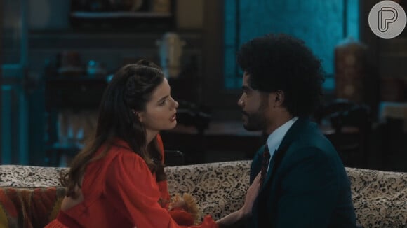 Novela 'Amor Perfeito': No capítulo de sexta-feira, 14 de julho de 2023, Marê (Camila Queiroz) discute com Orlando (Diogo Almeida)