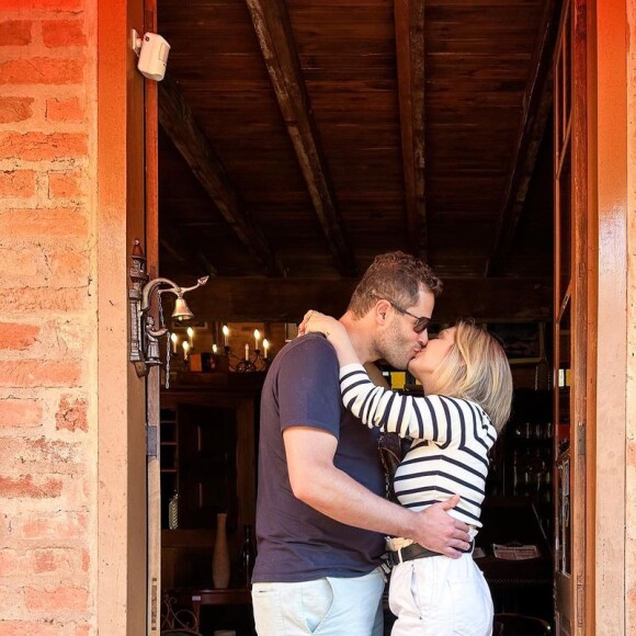 Thais Gebelein é casada com Pedro Leonardo, um dos seis filhos de Leonardo