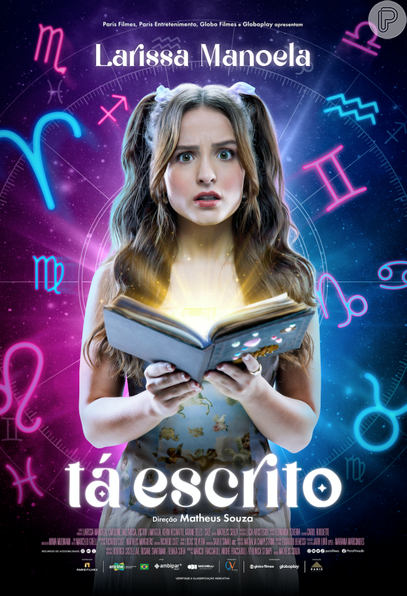 Ignorando a polêmica, Larissa Manoela divulgou o cartaz de seu novo filme nesta quarta-feira (02)