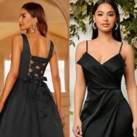 Vestido de casamento preto na Shein: 5 looks para para você arrasar e gastar até R$ 400