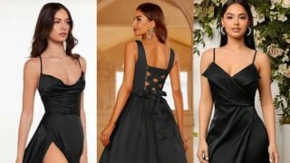 Vestido de casamento preto na Shein: 5 looks para para você arrasar e gastar até R$ 400
