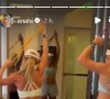 Anahí mostrou no seu Instagram um dos exercícios físicos que faz para ter um corpo invejável aos 40 anos.