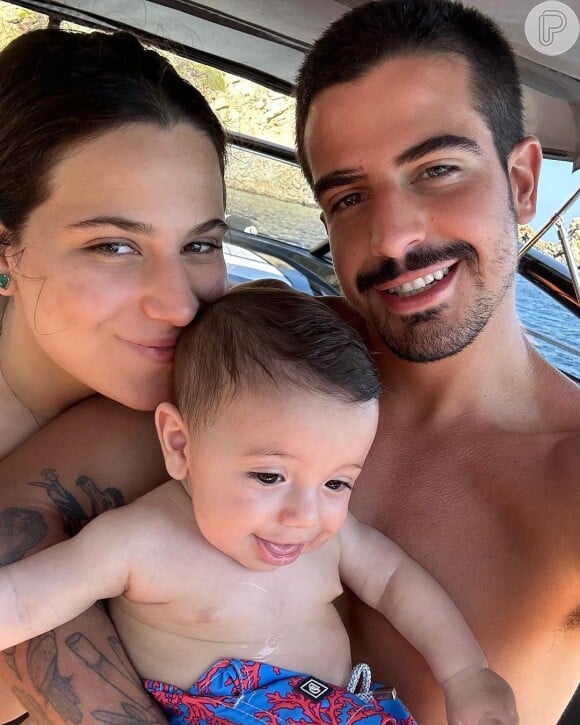 Claudia Raia tem Luca com menos de um ano, Sophia de 20 anos e Enzo de 26 anos.