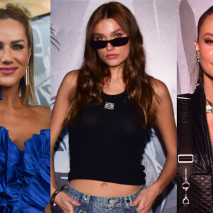 Giovanna Ewbank, Sasha Meneghel e Paolla Oliveira desfilaram looks estilosos pelo The Town