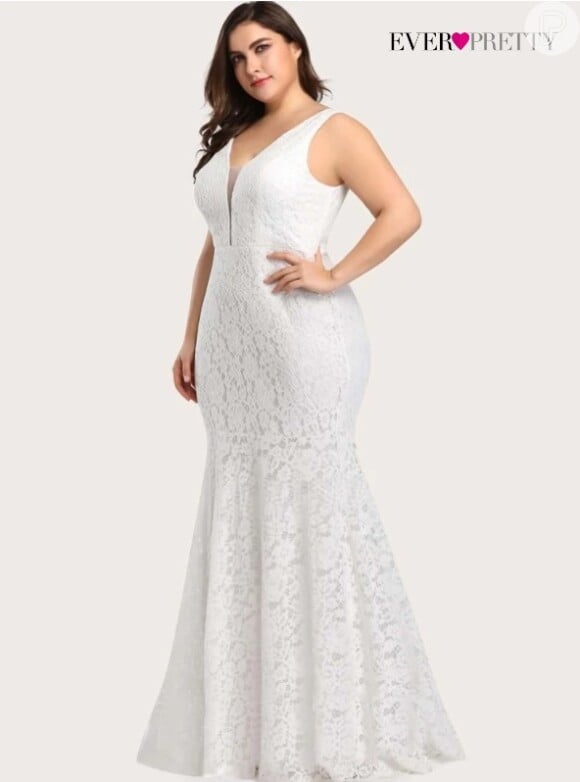 Este vestido de noiva pode ser uma opção de look perfeito para um casamento no civil