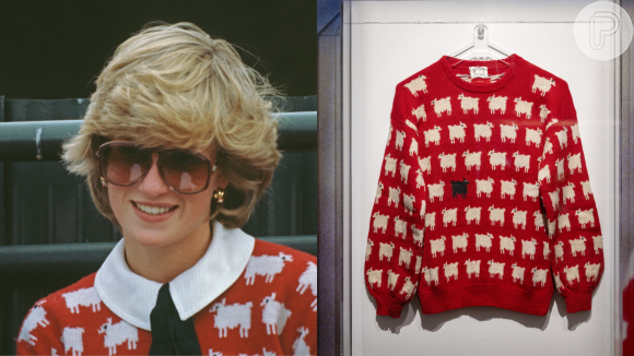 Casaco icônico de Princesa Diana é leiloado por R$ 5,4 milhões e quebra recorde como a roupa de frio mais cara da história