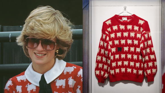 Casaco icônico de Princesa Diana é leiloado por R$ 5,4 milhões e quebra recorde como a roupa de frio mais cara da história