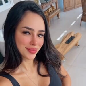 Bruna Biancardi mostra que, mesmo grávida de Neymar, não parou com rotina de exercícios