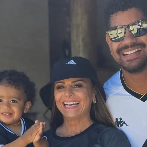 Filho de Viviane Araujo e Guilherme Militão foi para a creche pela primeira vez em 18 de setembro de 2023 e a mãe expôs a maternidade real