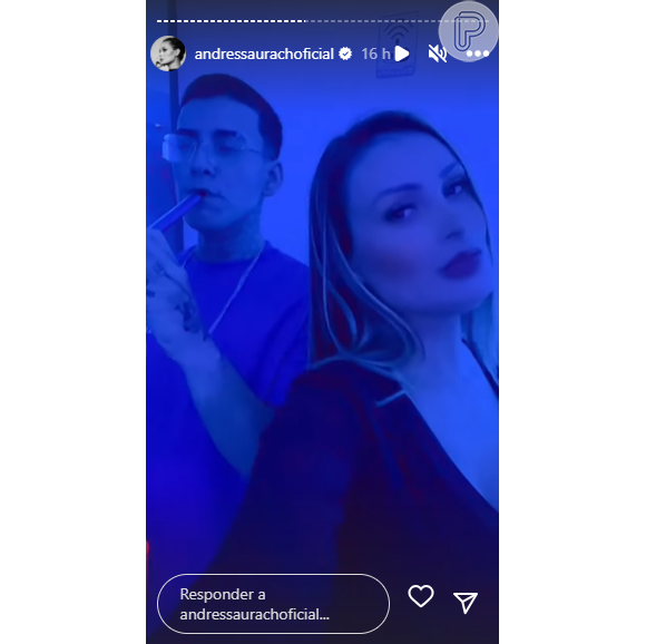 Filho de Andressa Urach, Arthur, revela não ter conseguido dormir após compartilhar momento íntimo na cama com garota de programa