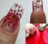 Unhas decoradas com flores de verdade: essa técnica é conhecida como unha encapsulada