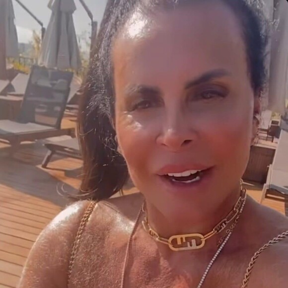 Gretchen já admitiu que os pelos no corpo são por conta dos hormônios que ela ingere: 'Eu preferi ter pêlos do que ter celulite'