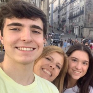 João, Marina e Sofia são filhos de Gugu Liberato e Rose Miriam