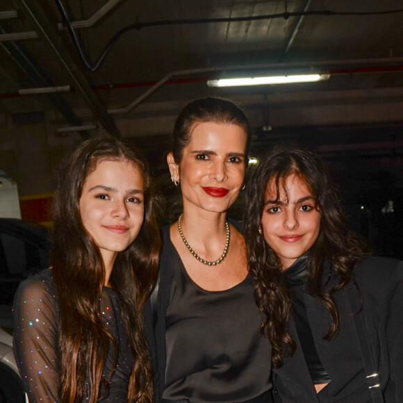 Filhas de Luciano Camargo e Flavia Camargo foram com a mãe ao show do cantor canadense The Weeknd